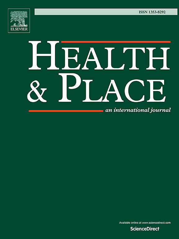 Call for Paper: Health & Place special issue on "Aging in Place and Space"